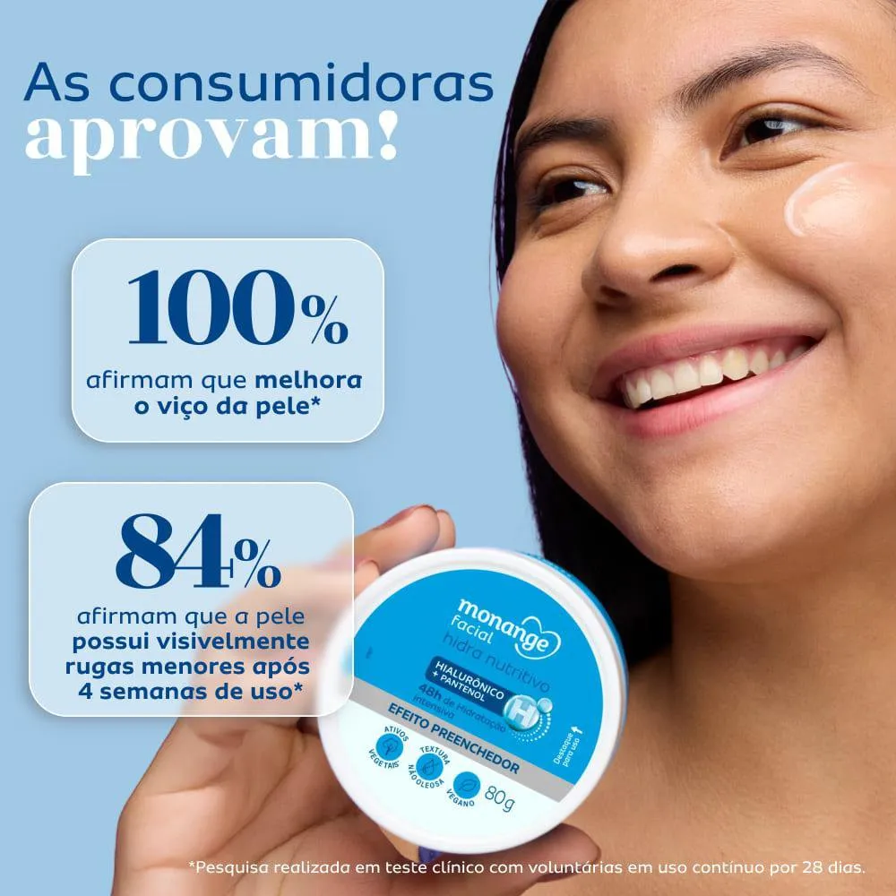 Creme Facial Monange Hidra Nutritivo 80g — foto 7