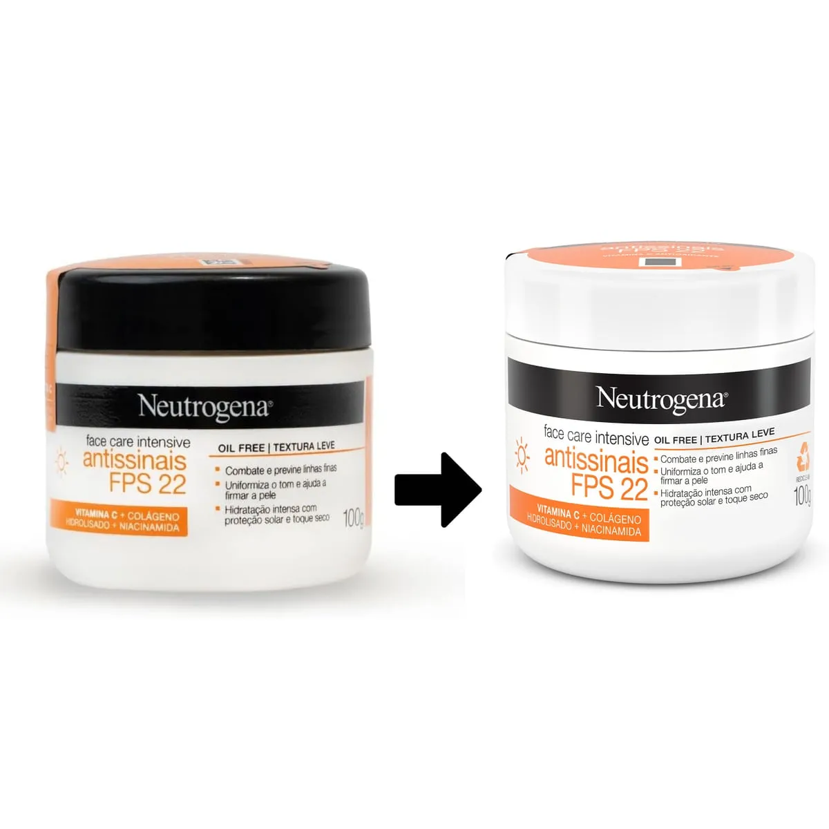 Creme Facial Neutrogena Face Care Intensive Antissinais FPS 22 100g — foto 5