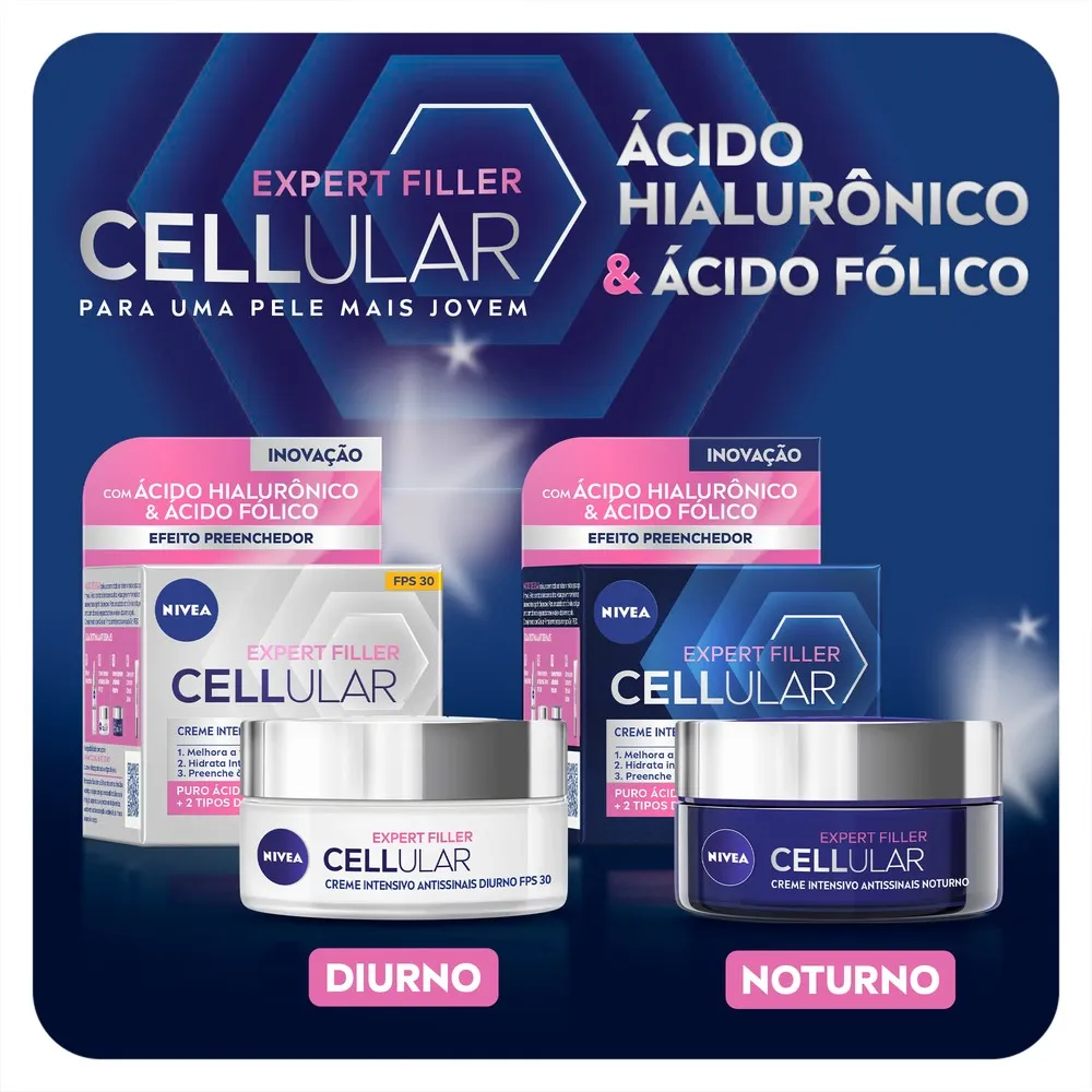 Creme Facial Nivea Cellular Antissinais FPS 30 52g — foto 8