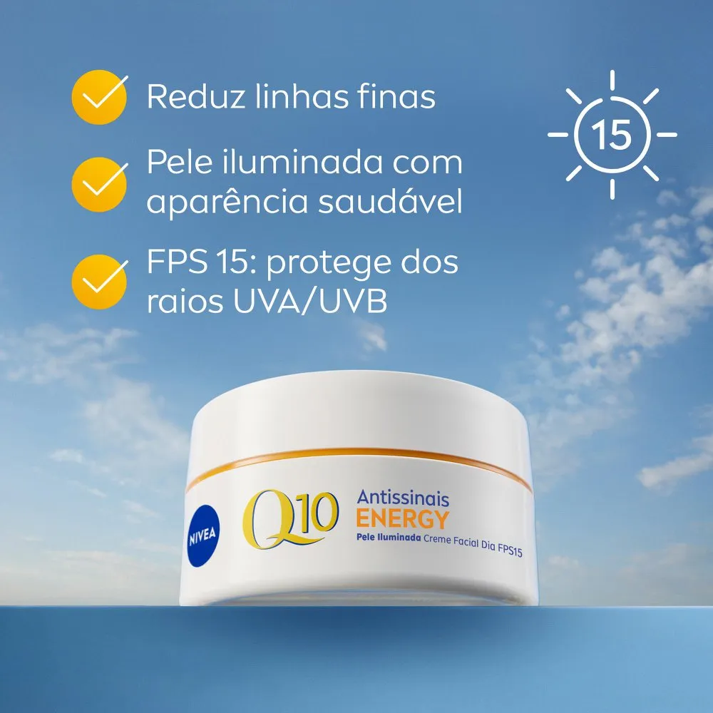 Creme Facial Nivea Q10 Plus C Antirrugas FPS 15 51g — foto 4