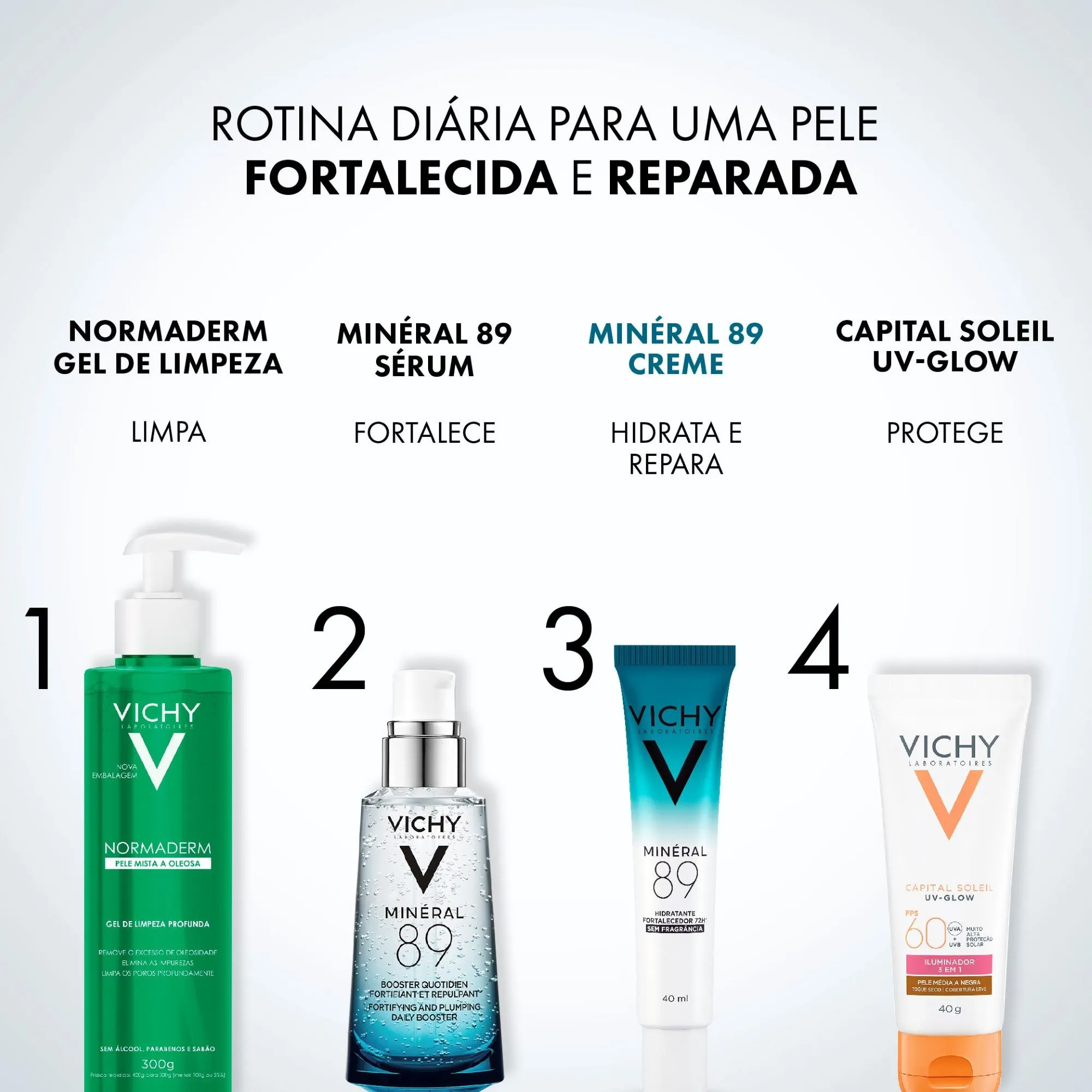 Creme Hidratante Fortalecedor Vichy Minéral 89 72h 40ml — foto 8