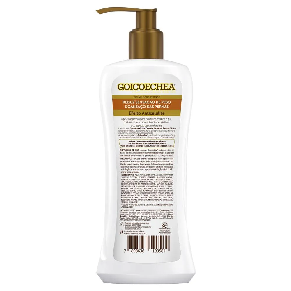Creme para as Pernas Goicoechea Anticelulite 350g — foto 2