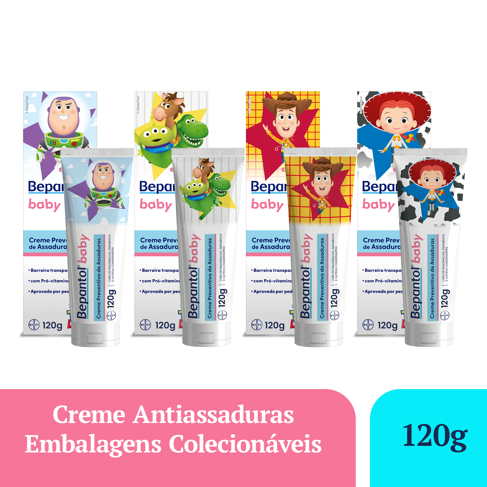 Creme Para Assaduras Bepantol Baby Disney Toy Story 120g — foto 2