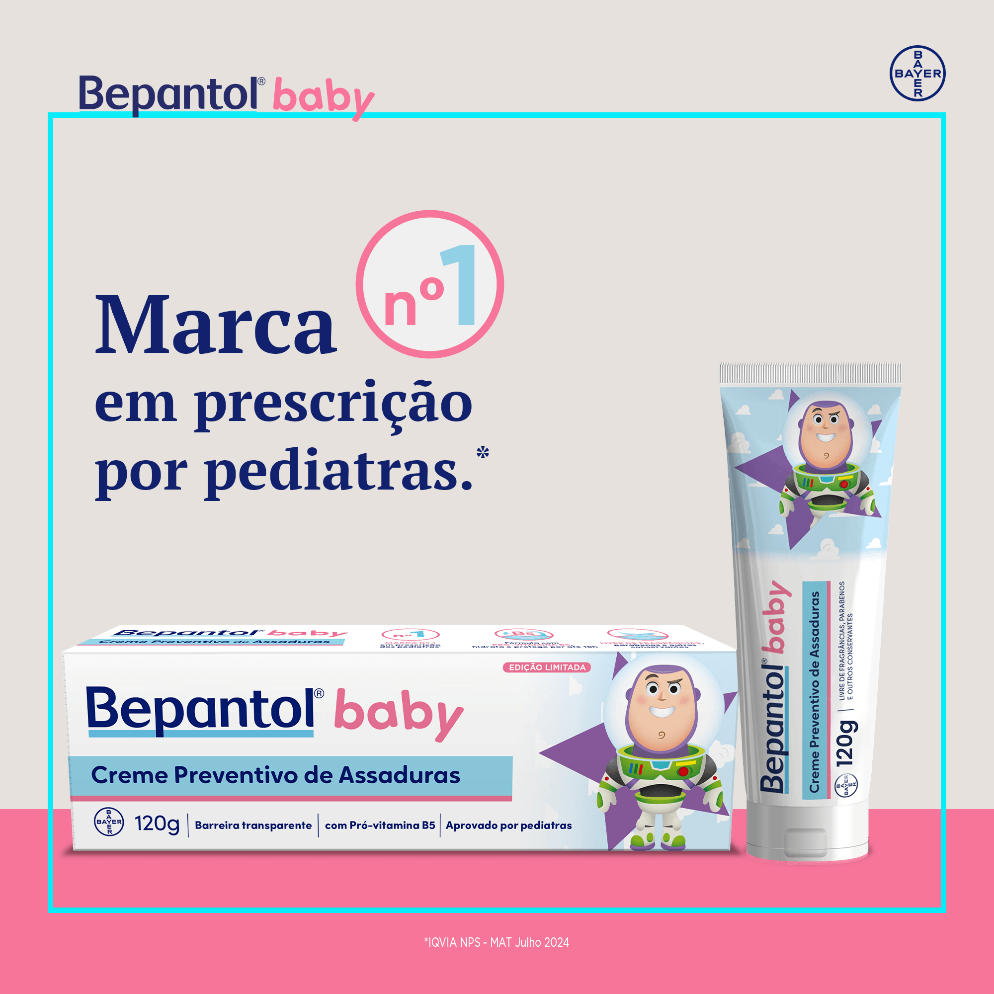 Creme Para Assaduras Bepantol Baby Disney Toy Story 120g — foto 5