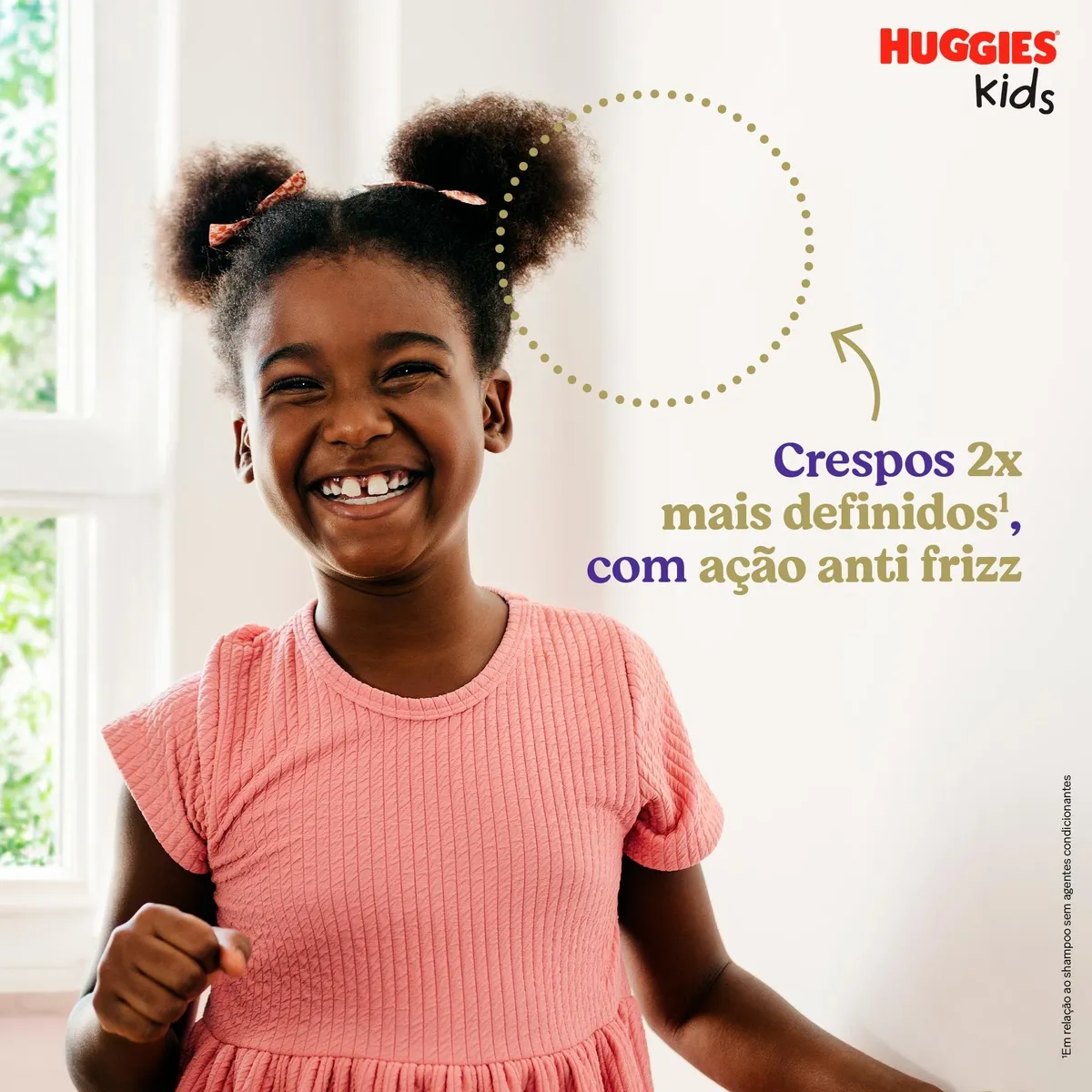 Creme para Pentear Infantil Huggies Kids Super Crespinhos 360ml — foto 2