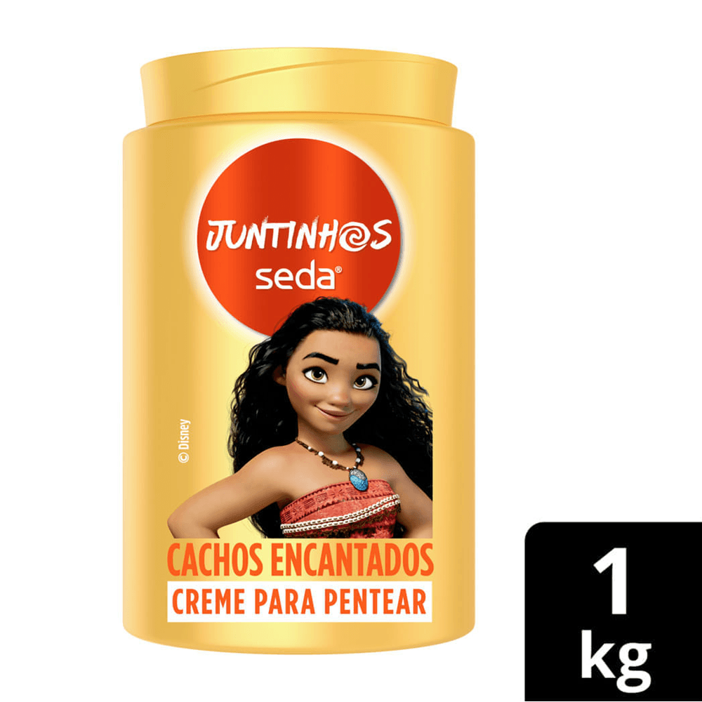 Creme Para Pentear Infantil Moana Seda Juntinhos Cachos Encantados 1kg — foto 2