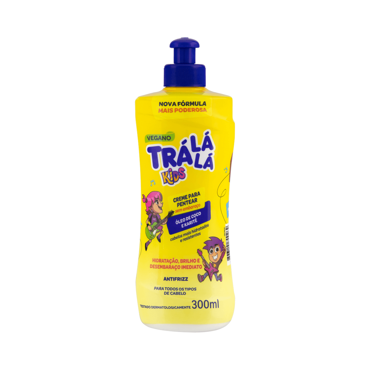 Creme para Pentear Infantil Trá Lá Lá Kids Sem Enxágue 300g