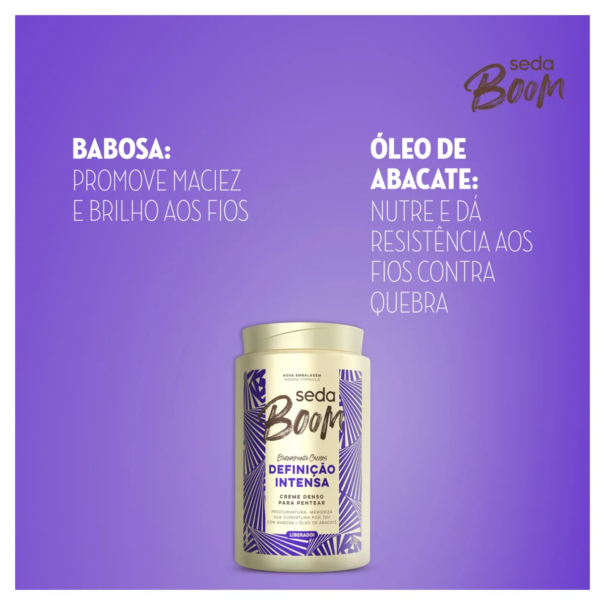 Creme Para Pentear Seda Boom Definição Intensa 1kg — foto 2