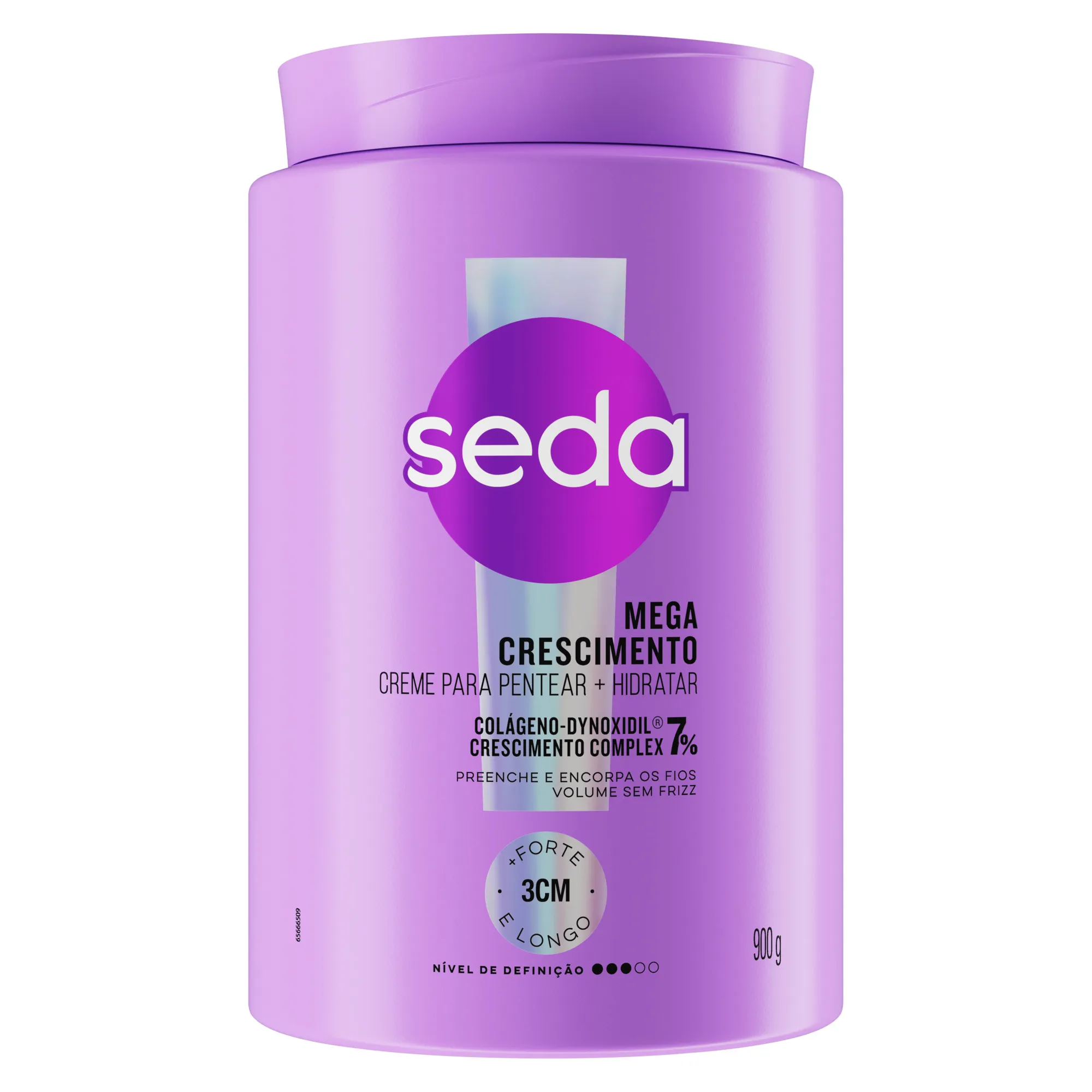Creme Para Pentear Seda Mega Crescimento 900g — foto 2