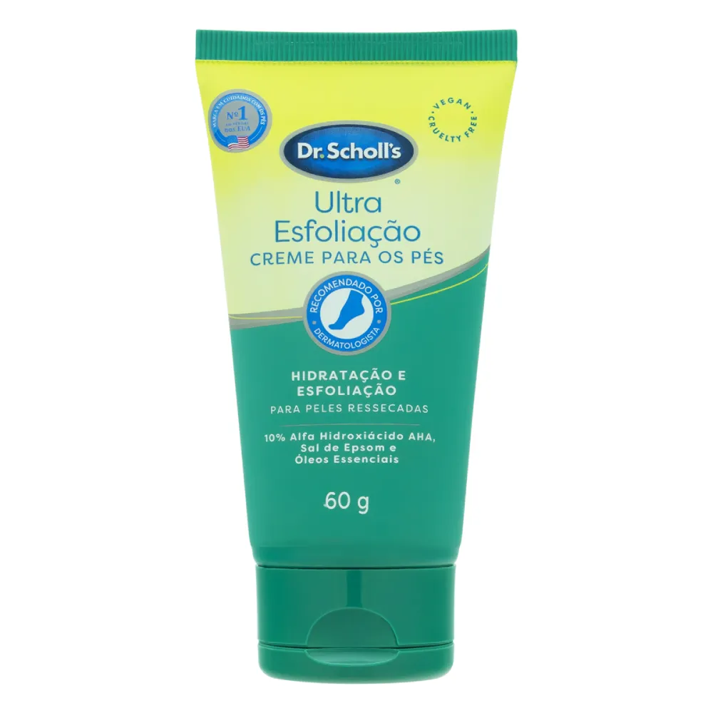 Creme Para Pés Ultra Esfoliante Dr. Scholl'S Com 60g
