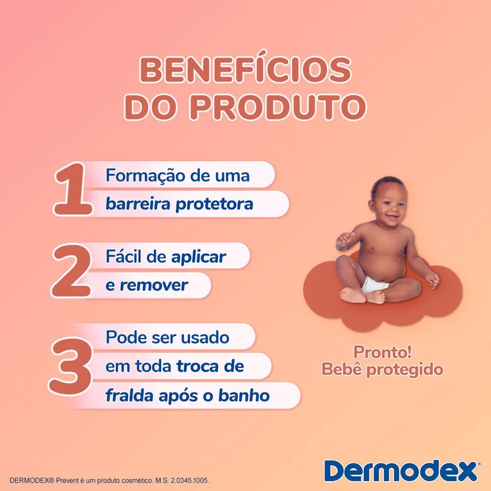 Creme para Prevenção de Assaduras Dermodex Prevent 60g — foto 5