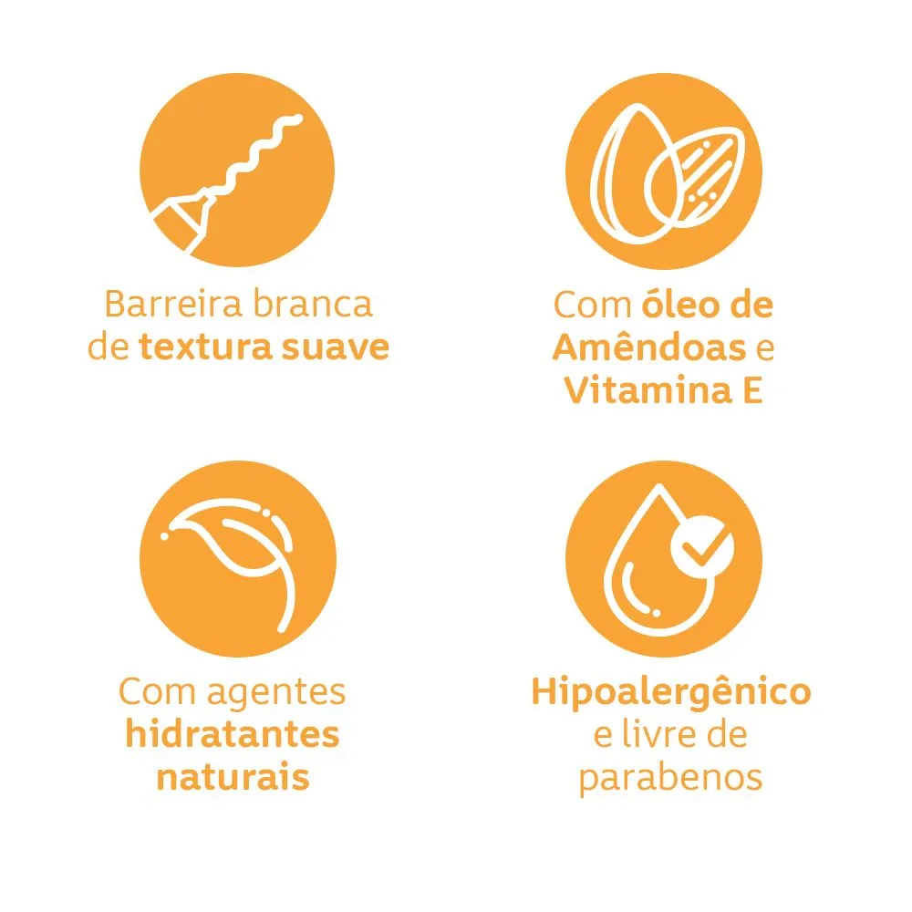 Creme Preventivo De Assaduras Hipoglós Amêndoas 80G — foto 3