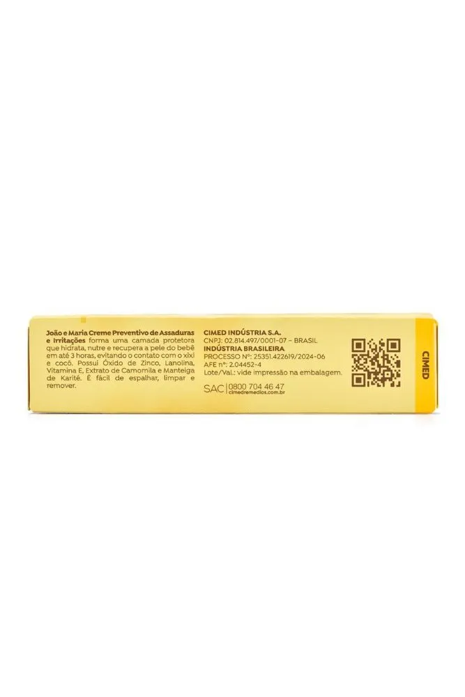 Creme Preventivo de Assaduras João e Maria 40g — foto 2