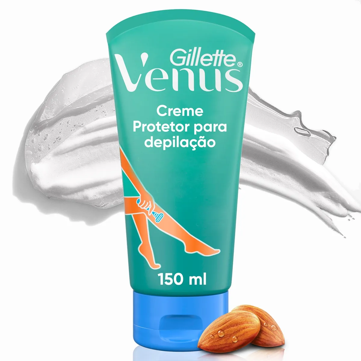 Creme Protetor Gillette Venus para Depilação com Lâmina Suavidade e Maciez 150ml