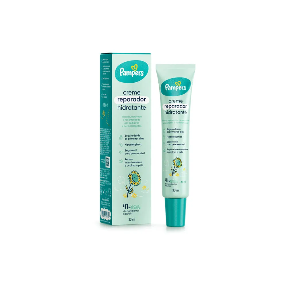 Creme Reparador Hidratante Pampers Bebê Girassol 30ml