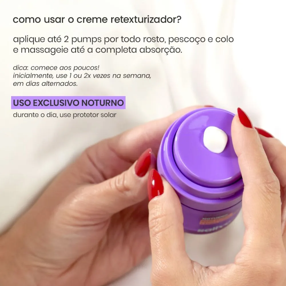 Creme Sallve Retexturizador Noturno Com Nano Retinol 30g — foto 5
