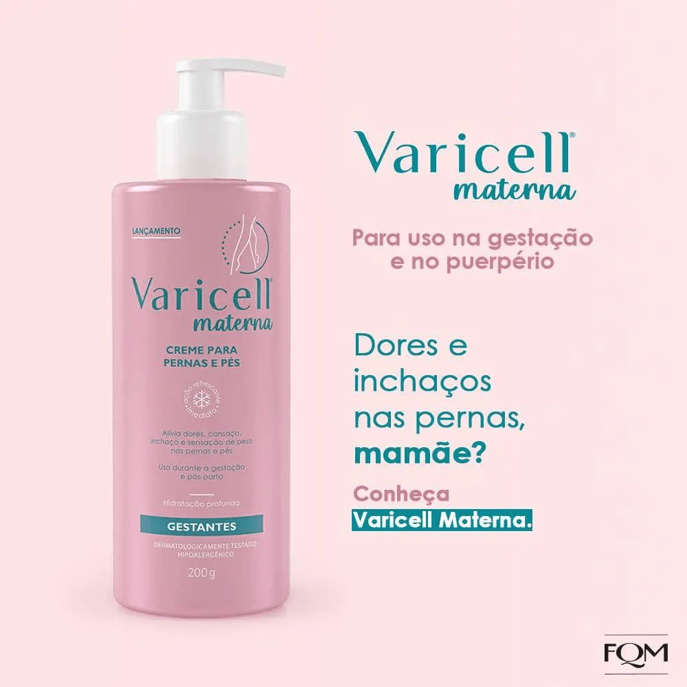 Creme Varicell Materna Hipoalergênico 200g — foto 3