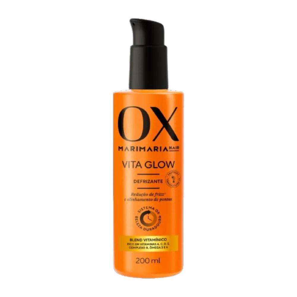Defrizante Vita Glow Mari Maria Hair Proteção Térmica UV 200ml