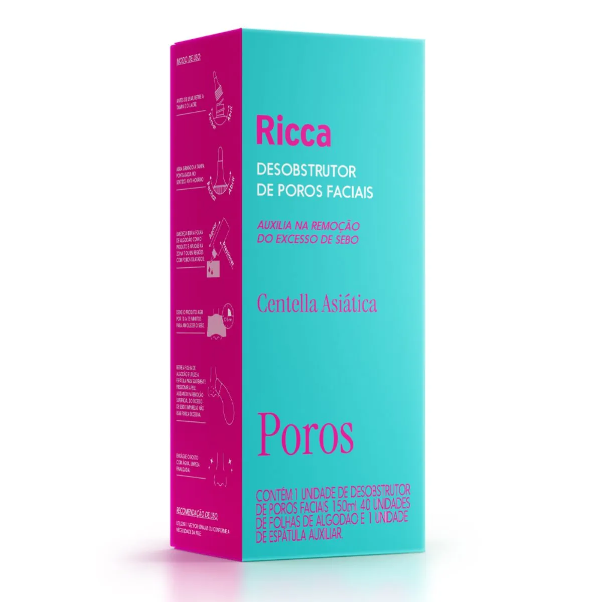 Desobstrutor De Poros Faciais Ricca 150ml