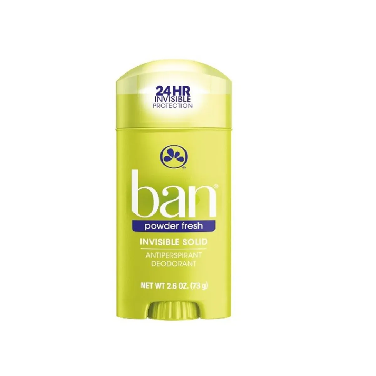 Desodorante Antiperspirante Ban Invisible Solid Powder Fresh 24h Stick 73g