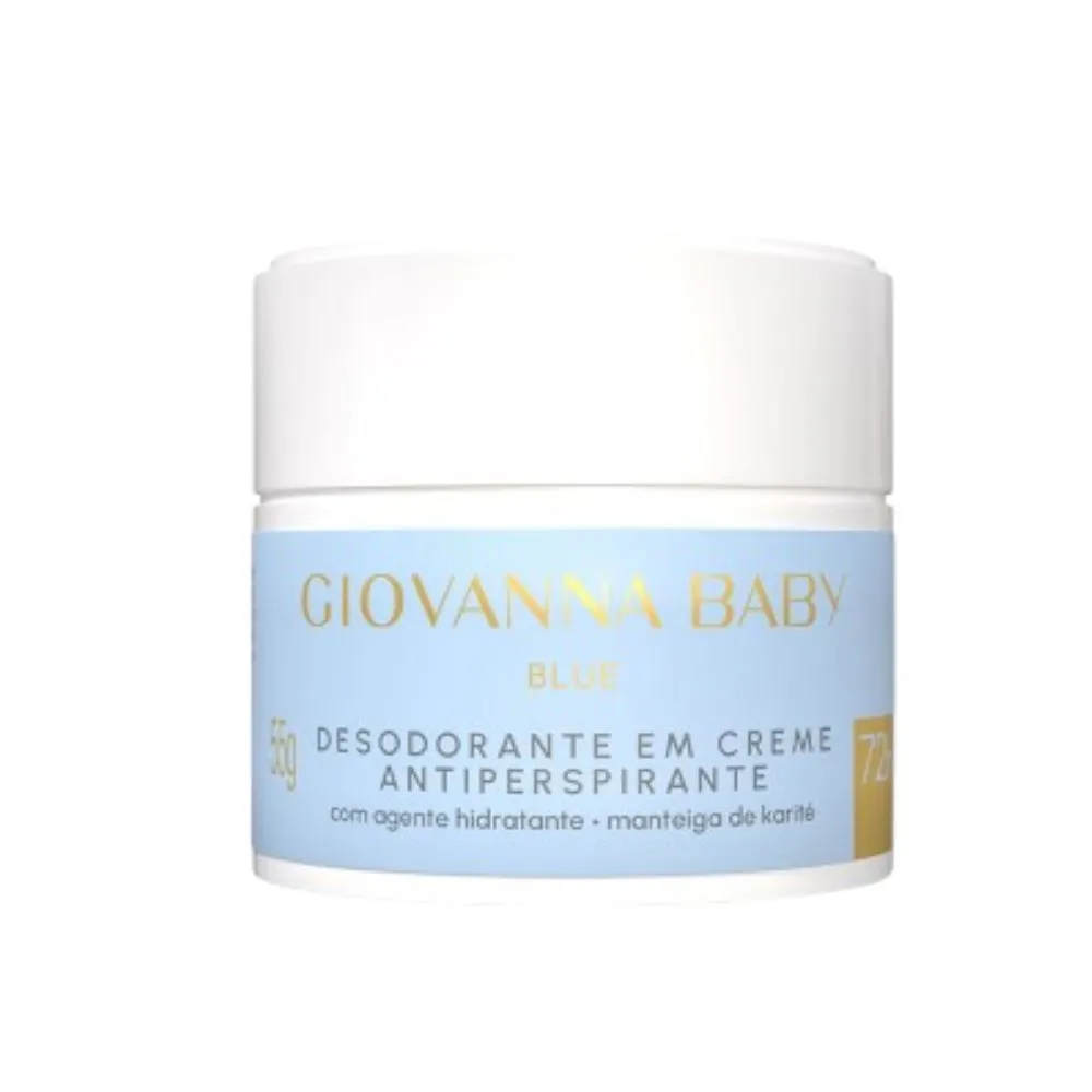 Desodorante Antiperspirante Giovanna Baby Blue 72h Creme 55g