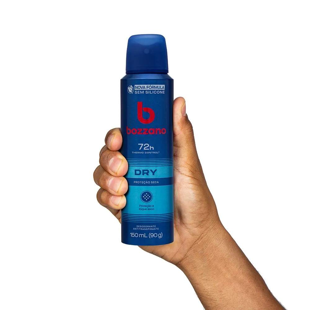 Desodorante Antitranspirante Bozzano Dry 72h Aerossol 150ml — foto 2