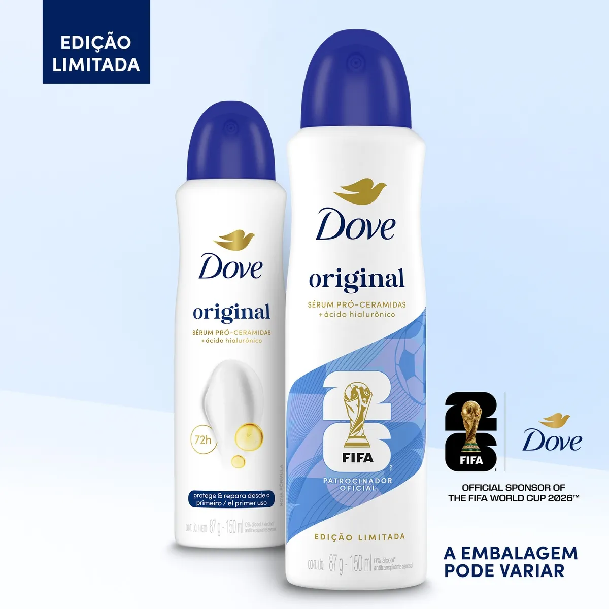 Desodorante Antitranspirante Dove Original 72h Aerossol 150ml — foto 7