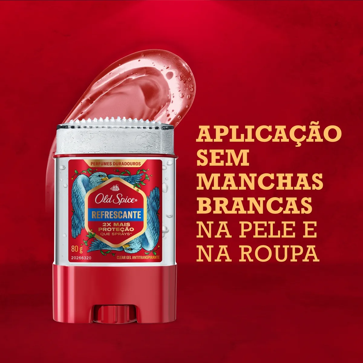 Desodorante Antitranspirante Gel Old Spice Refrescante 80g — foto 6