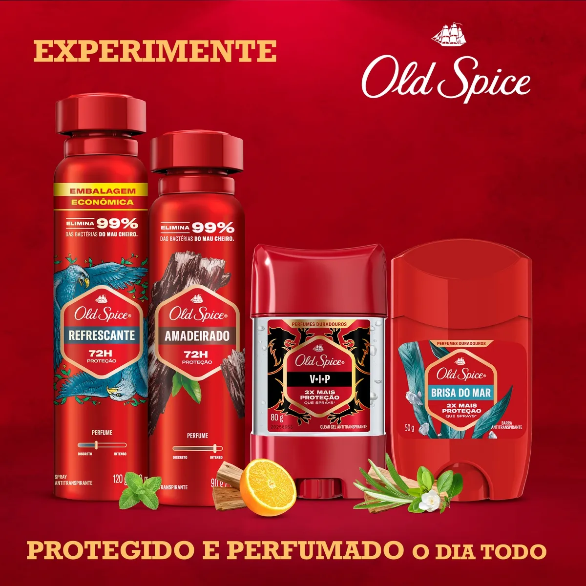 Desodorante Antitranspirante Gel Old Spice VIP 80g — foto 7