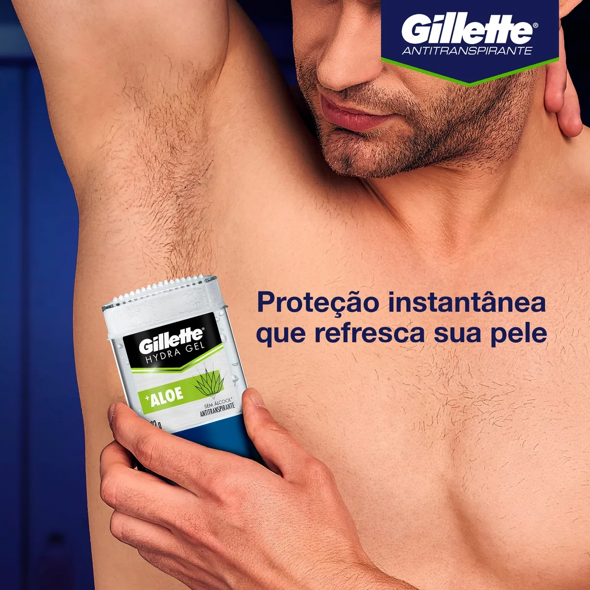 Desodorante Antitranspirante Gillette Hydra Gel +Aloe Gel Stick 82g — foto 3