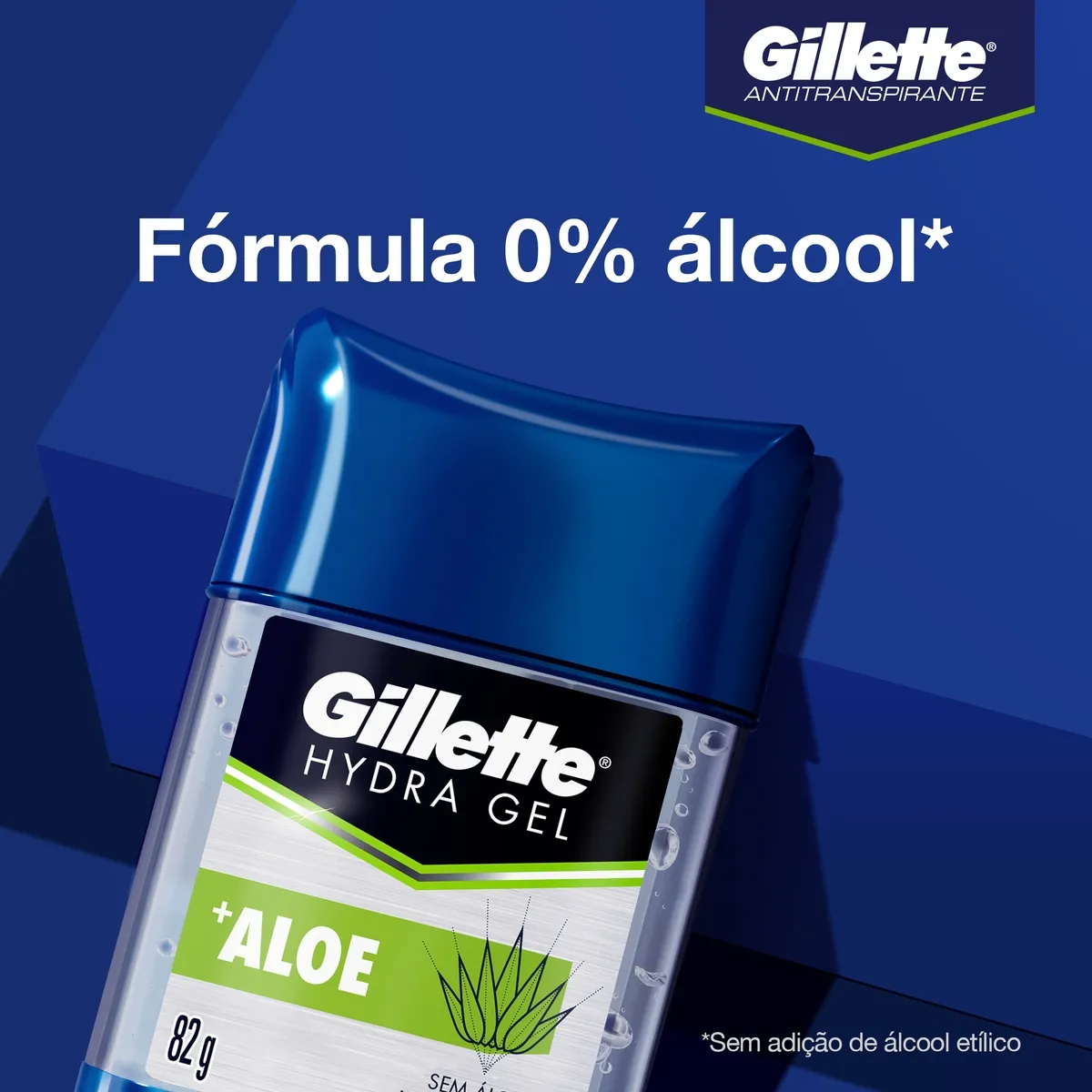 Desodorante Antitranspirante Gillette Hydra Gel +Aloe Gel Stick 82g — foto 4