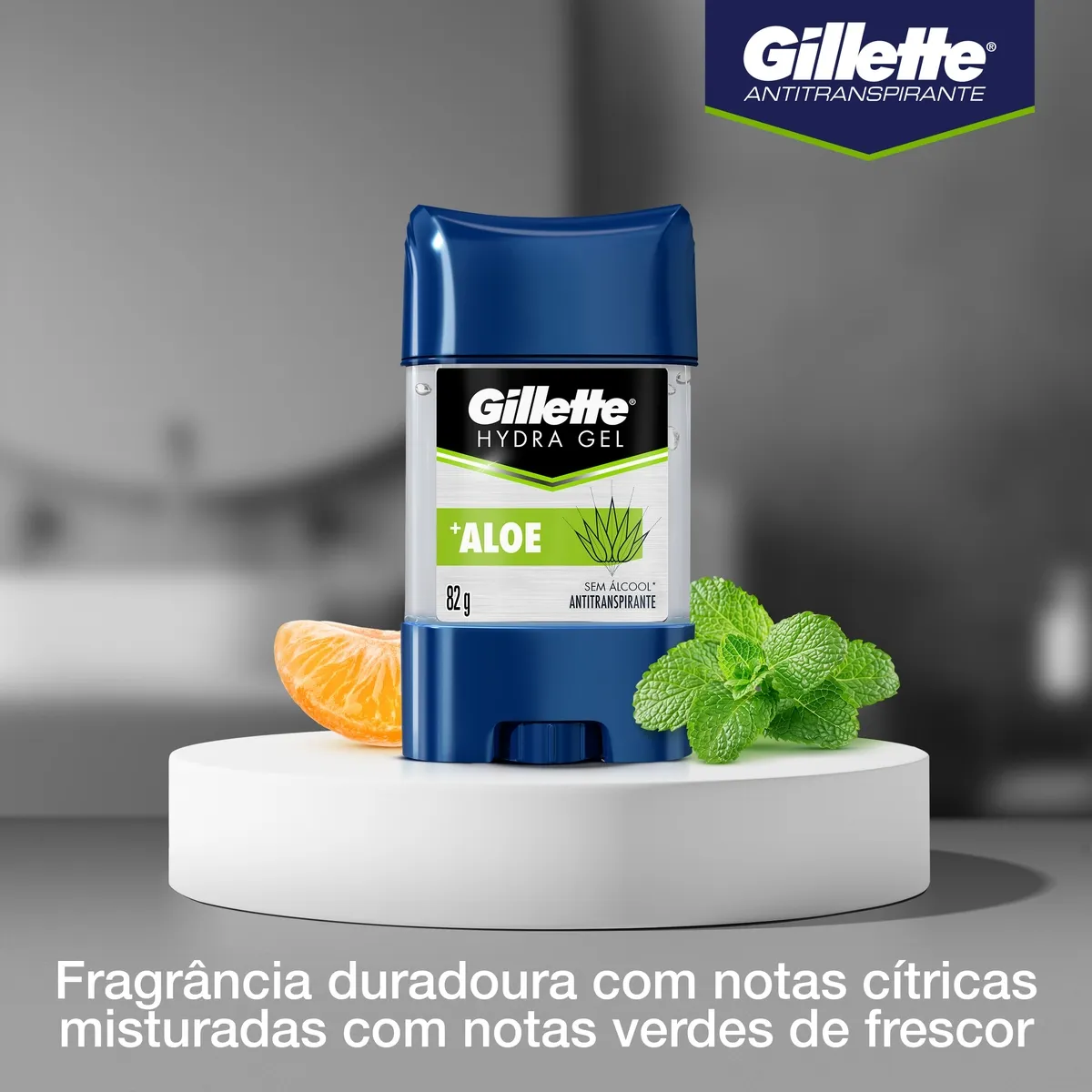 Desodorante Antitranspirante Gillette Hydra Gel +Aloe Gel Stick 82g — foto 7