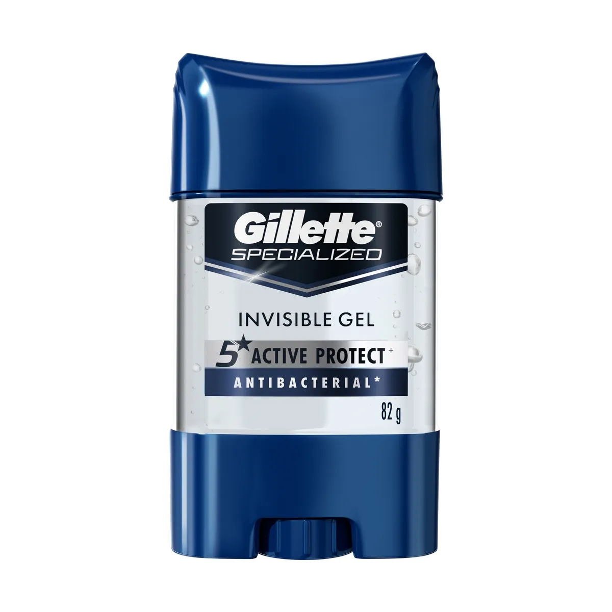 Desodorante Antitranspirante Gillette Specialized Antibacterial Gel Stick 82g