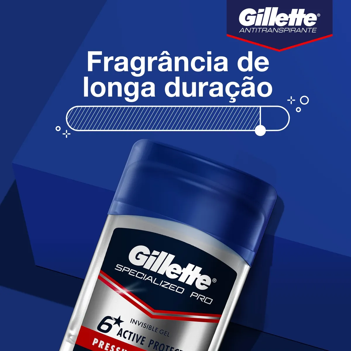 Desodorante Antitranspirante Gillette Specialized Pro Pressure Defense Gel Stick 45g — foto 4