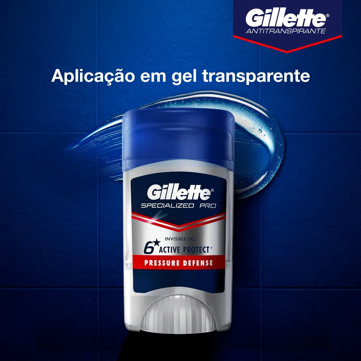 Desodorante Antitranspirante Gillette Specialized Pro Pressure Defense Gel Stick 45g — foto 5