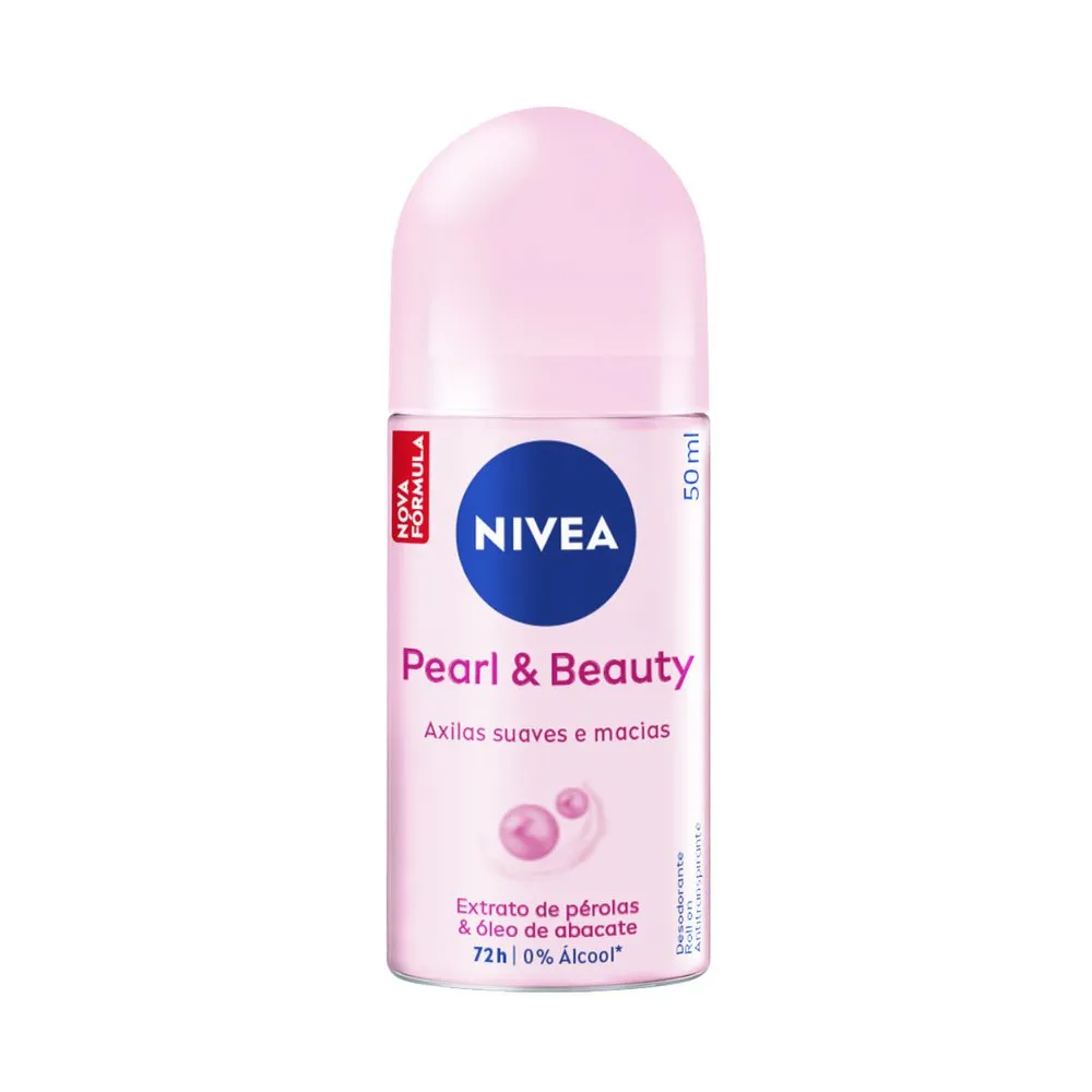 Desodorante Antitranspirante Nivea Pearl & Beauty 48h Roll-On 50ml
