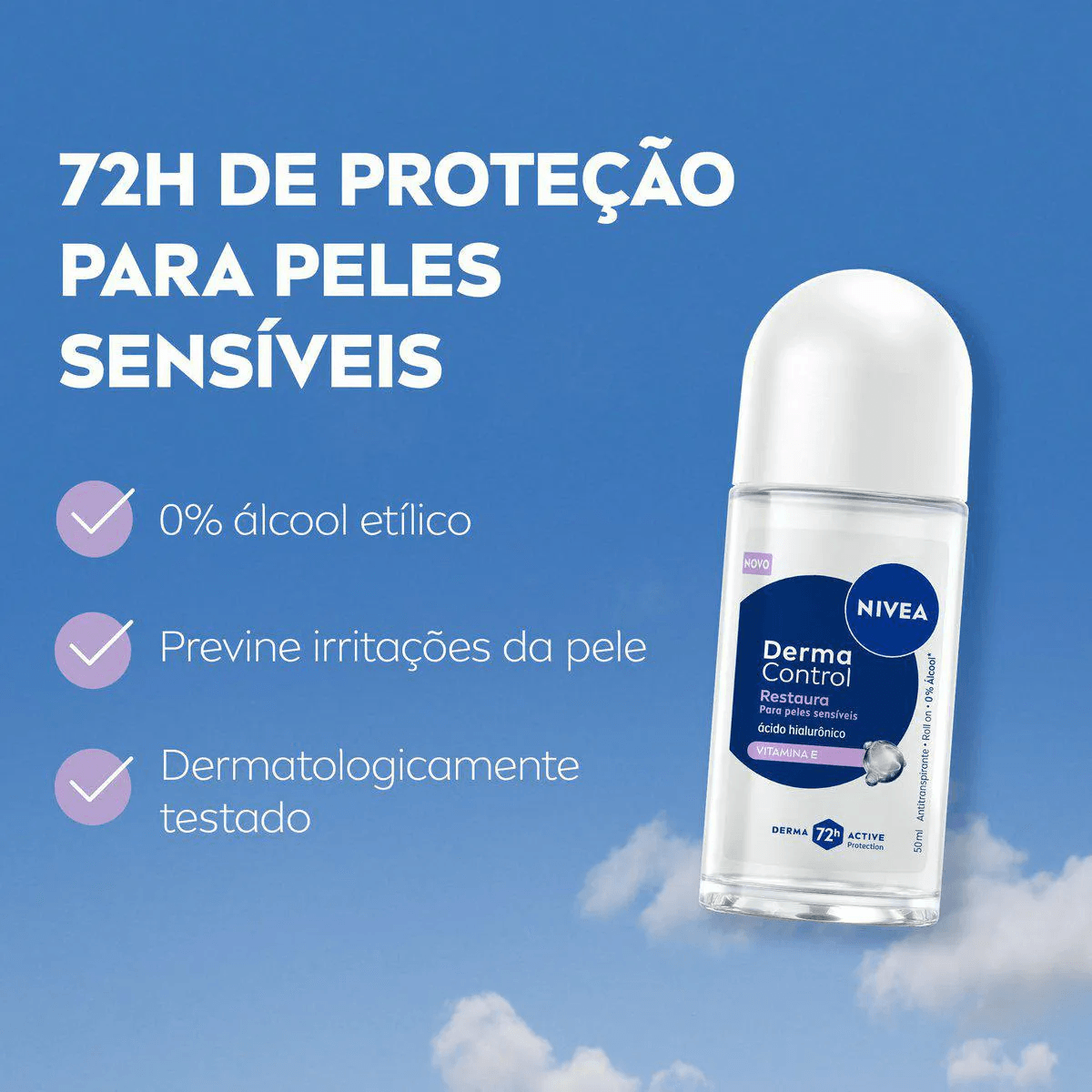 Desodorante Antitranspirante Nivea Roll-On 72h 50ml — foto 3