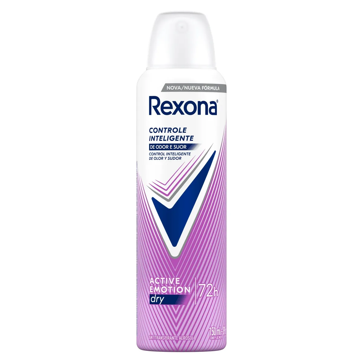 Desodorante Antitranspirante Rexona Active Emotion 72h Aerossol 150ml — foto 4