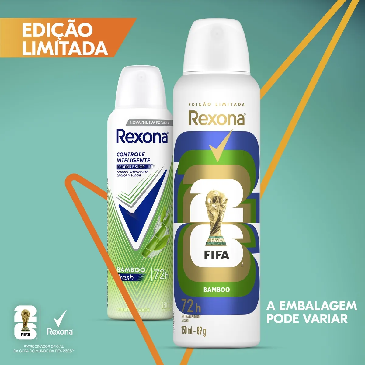 Desodorante Antitranspirante Rexona Bamboo Feminino 72h Aerossol 150ml — foto 7