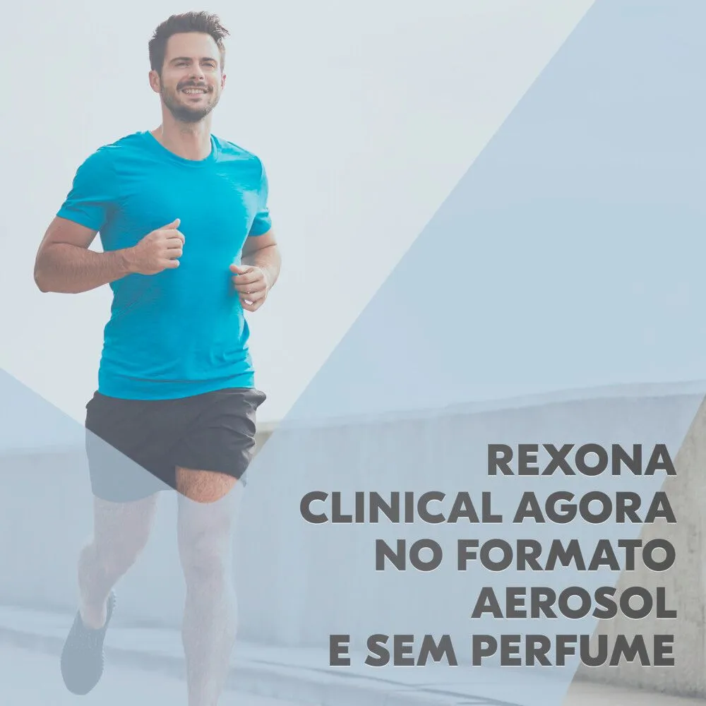 Desodorante Antitranspirante Rexona Clinical sem Perfume 96h Aerossol 150ml — foto 5