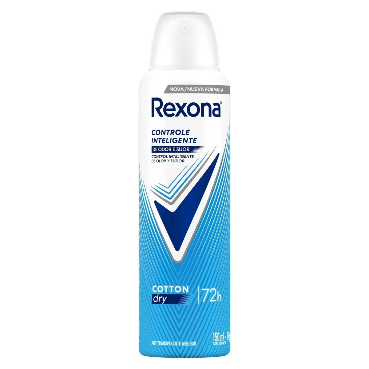 Desodorante Antitranspirante Rexona Cotton Dry 72h Aerossol 150ml — foto 2
