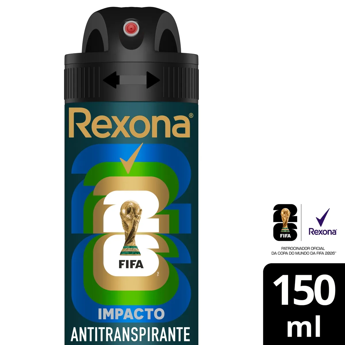 Desodorante Antitranspirante Rexona Men Impacto Proteção 72h Aerossol 150ml