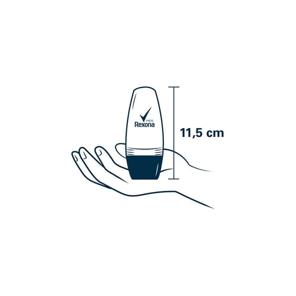 Desodorante Antitranspirante Rexona Men V8 48h Roll-On 50ml — foto 3