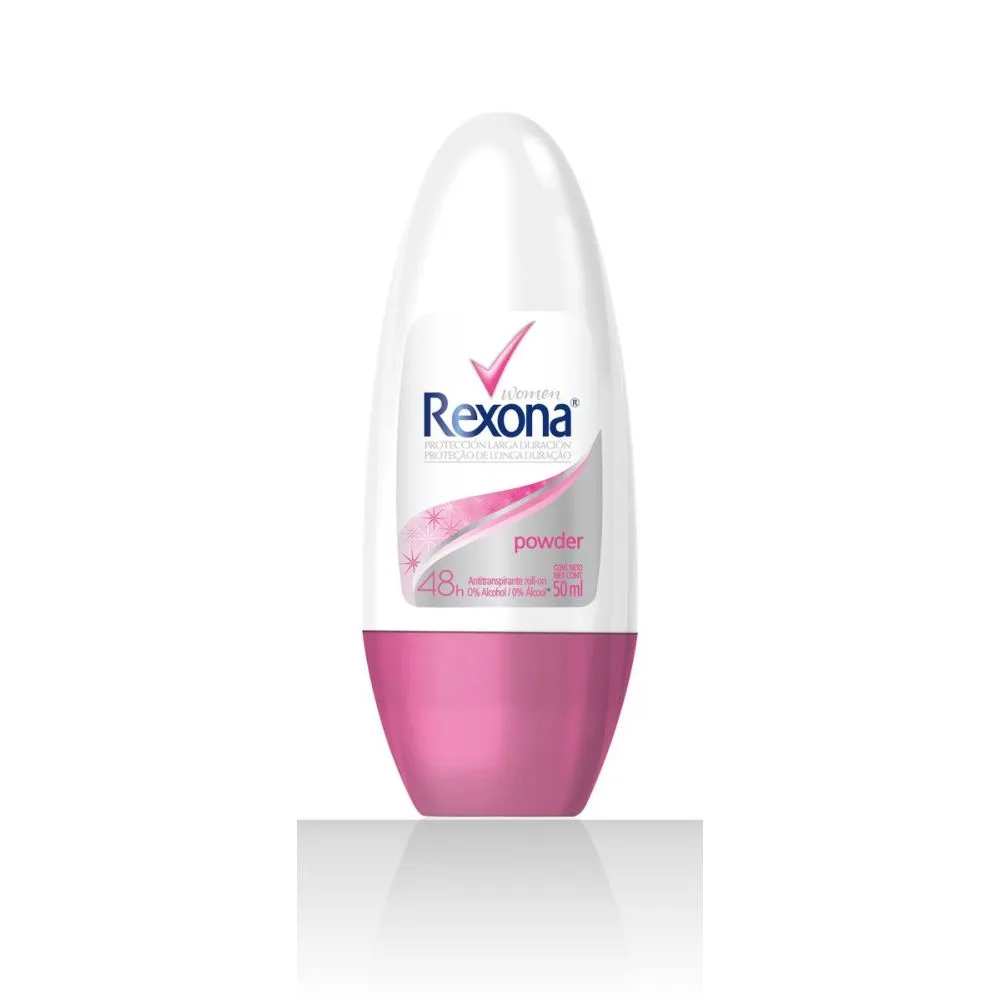 Desodorante Antitranspirante Rexona Powder Dry 48h Roll-On 50ml