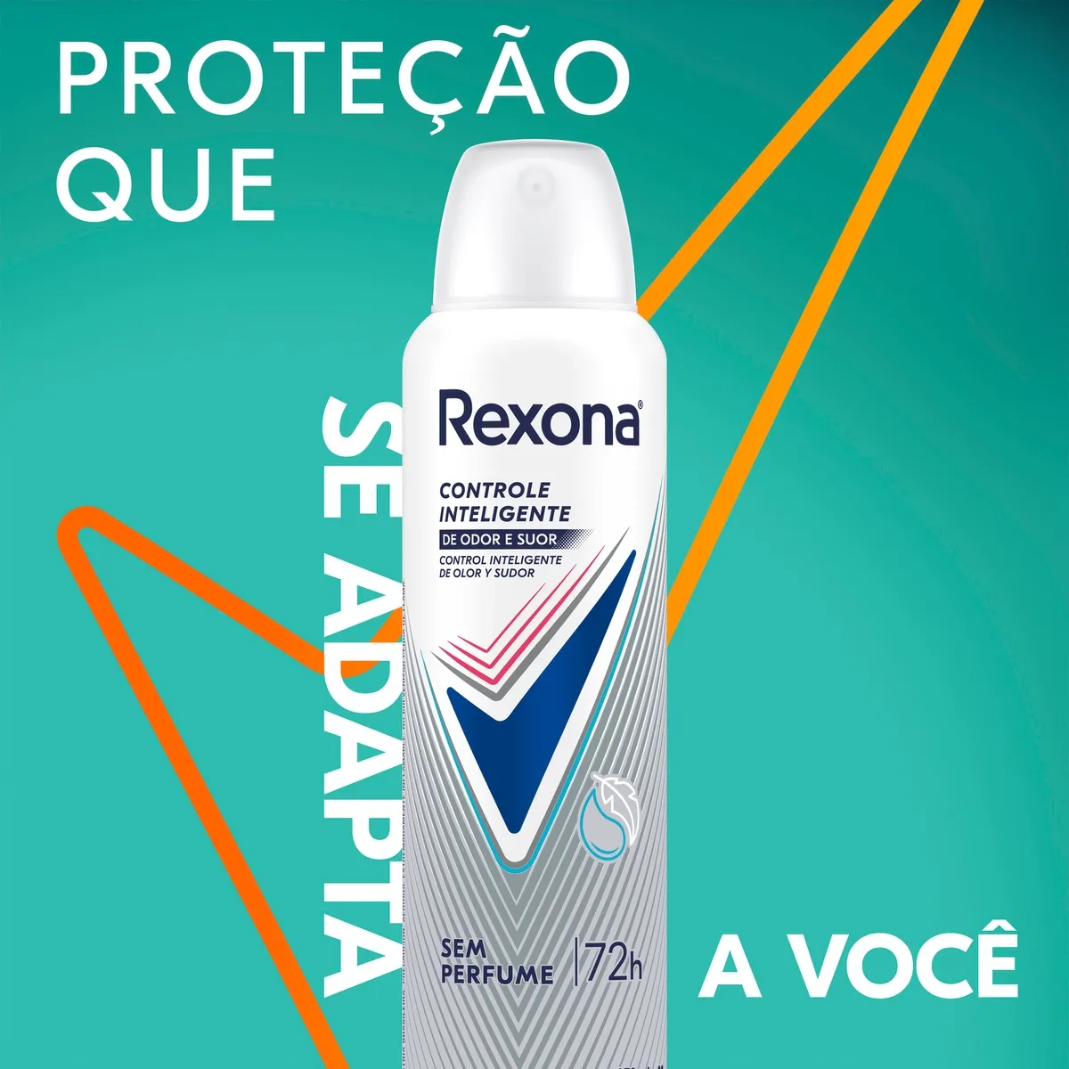Desodorante Antitranspirante Rexona Sem Perfume 72h Aerossol 150ml — foto 5