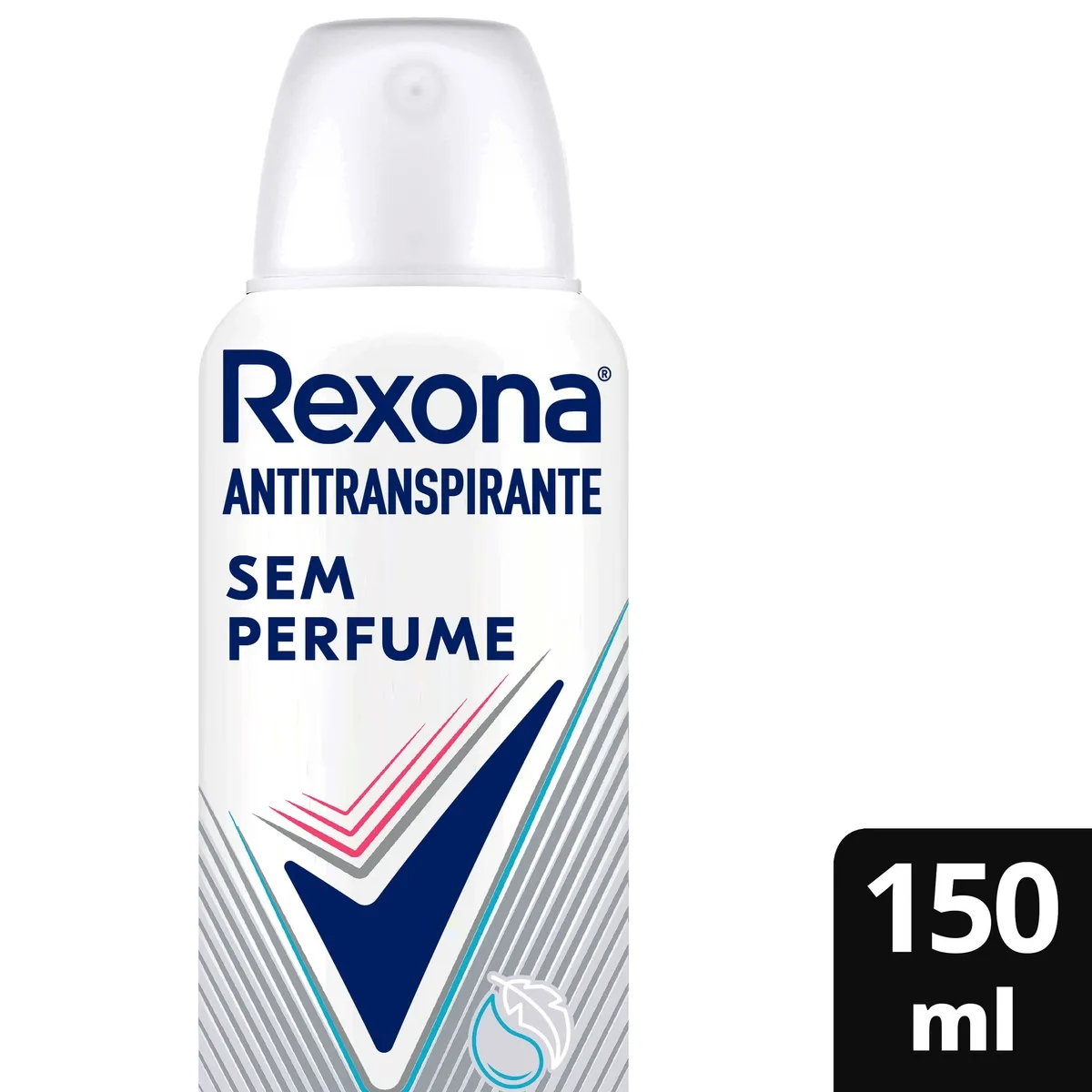 Desodorante Antitranspirante Rexona Sem Perfume 72h Aerossol 150ml