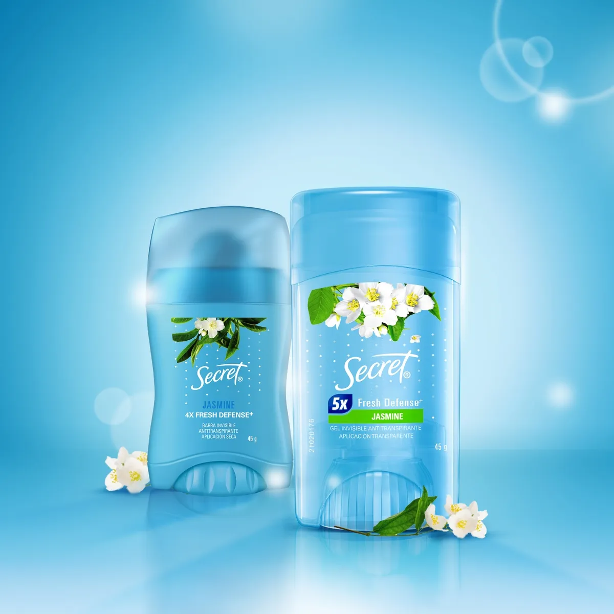 Desodorante Antitranspirante Secret Barra Invisivel Jasmine 45g — foto 10