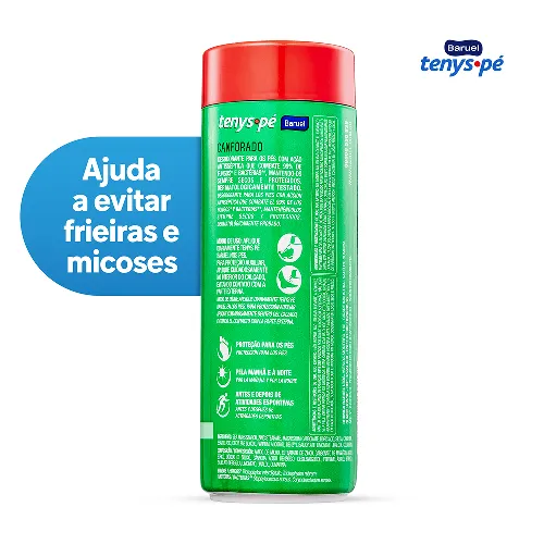 Desodorante para os Pés Tenys Pé Canforado Antisséptico Pó 100g — foto 2