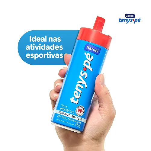 Desodorante para os Pés Tenys Pé Original Antisséptico Pó 100g — foto 4