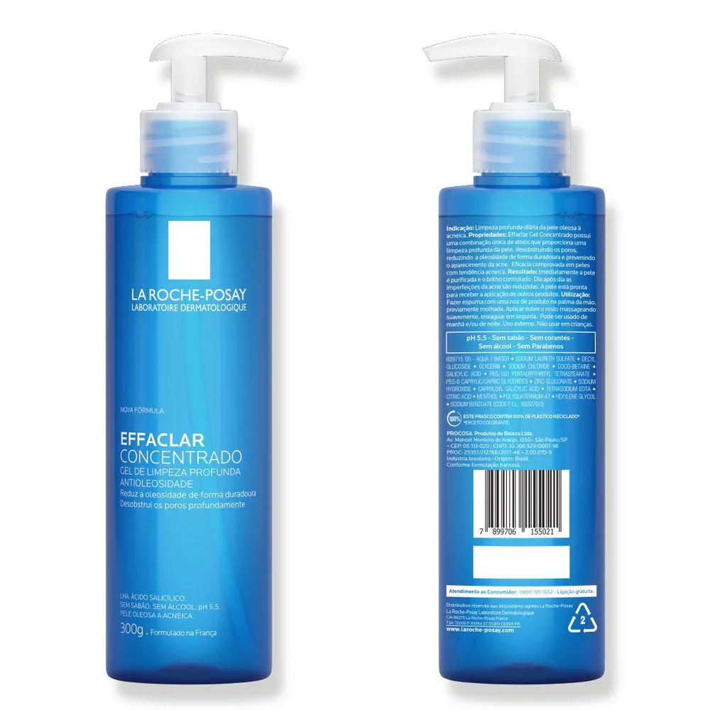 Effaclar Concentrado Gel de Limpeza Facial La Roche-Posay 300g — foto 10